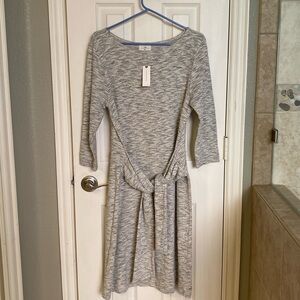 t la by Anthropologie dress, size M, oatmeal gray